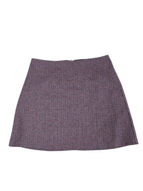Aritzia Wilfred Wool Blend Mini Skirt, Zip Back, Clueless, Academia, Size 10